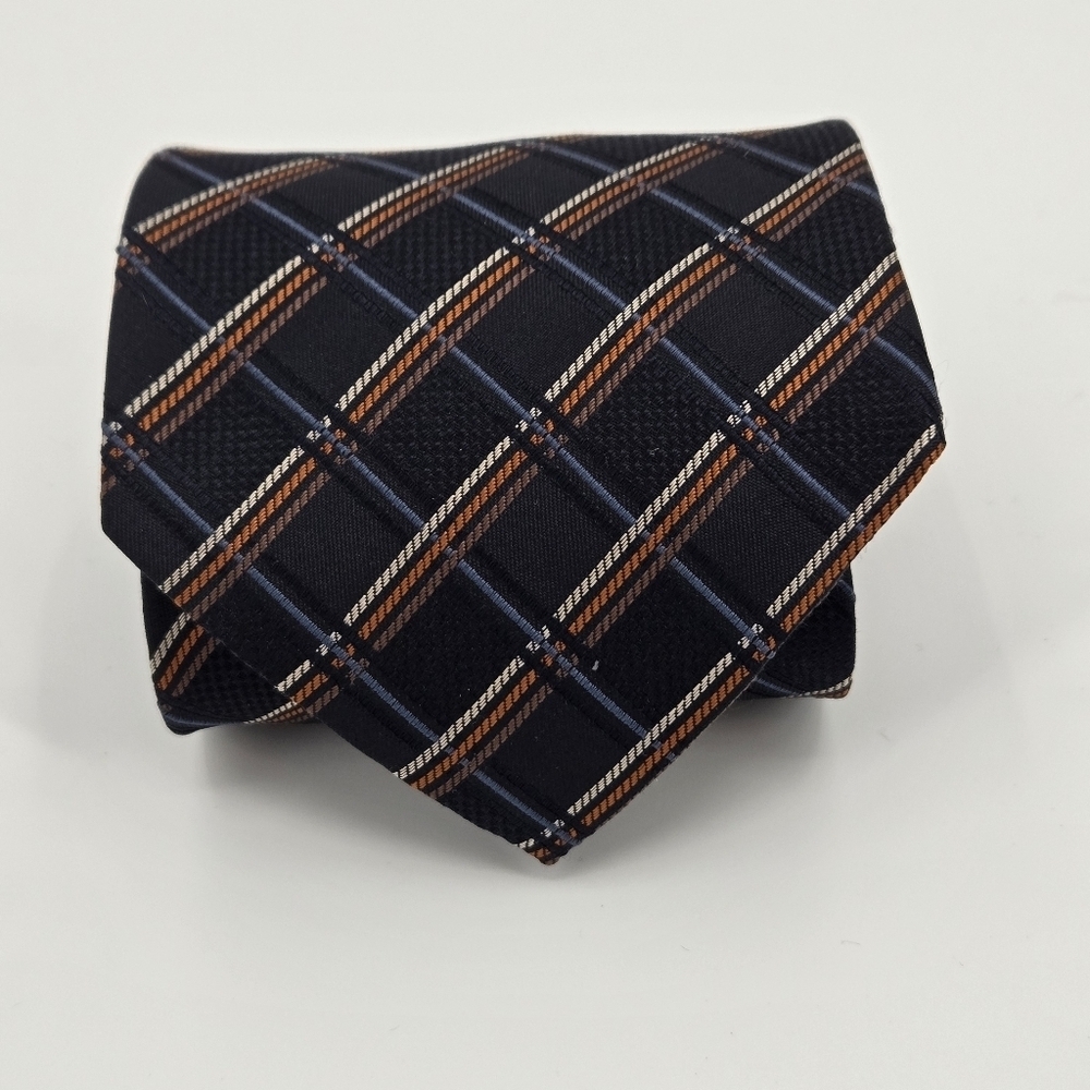 Valerio Garati 100% Silk Plaid Tie